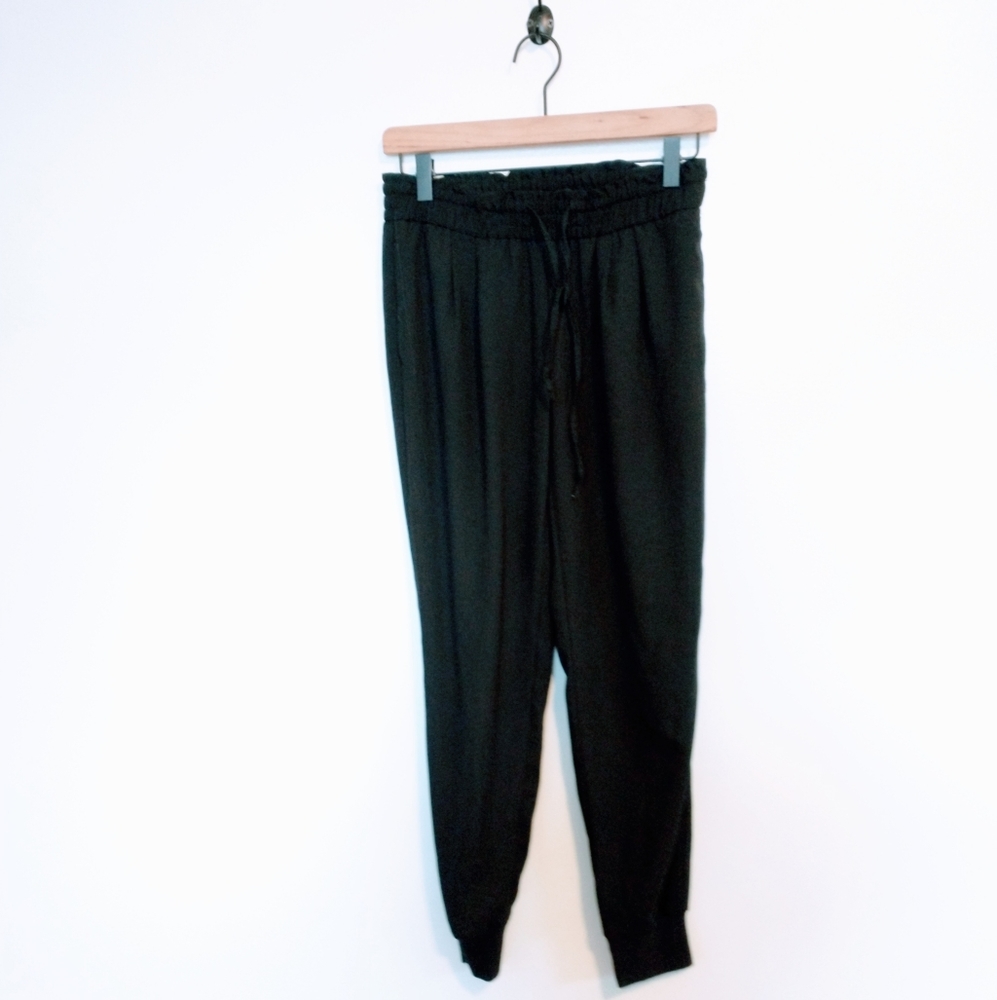 Zara drawing black dress pants joggers size small